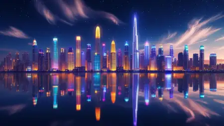 City Night View Laptop Wallpaper - Free Wall Download