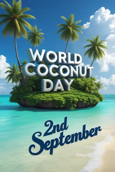 Coconut Day Ppt Presentation For Students - Free World Coconut Day Download