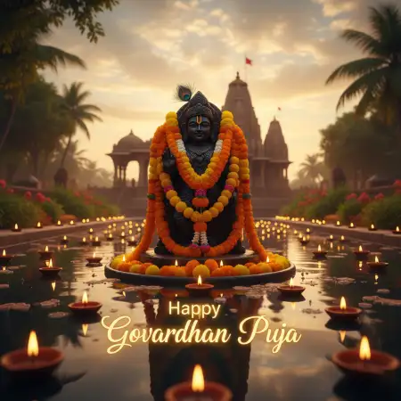 Free Colorful Annakut (56 Dishes) Arranged Beautifully For Govardhan Puja Image Download