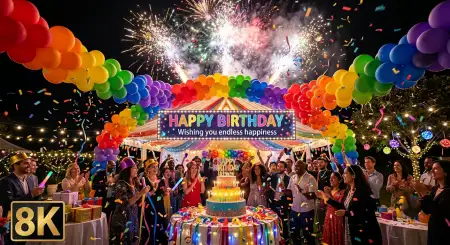 Colorful Happy Birthday Images Hd - Free Happy Birthday Images Hd Download