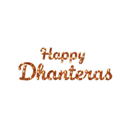 Colorful Happy Dhanteras Png For Banner - Free Png Download