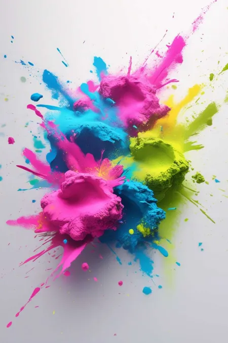Colorful Holi Background Transparent Png - Free Background Download