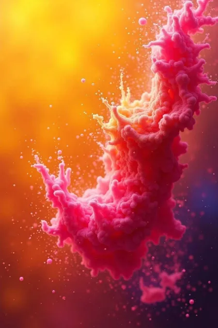 Colorful Rang And Gulal Effects In Holi Pichkari Art - Free Background Download