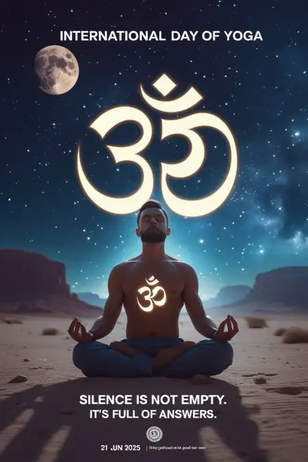 Colorful Yoga Day Wishes Image For Banners - Free Yoga Day Wishes Download