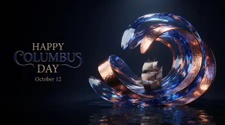 columbus day 2026 facebook cover design