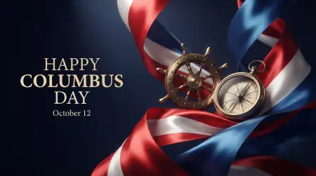 columbus day 2026 sunset sailing ship background - Columbus Day 2026