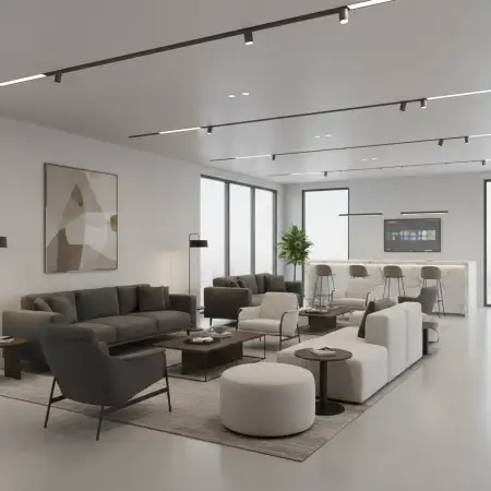 Free Contemporary Office Interior Design Background Background Download