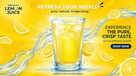 Cool Lemon Juice Beverage Background - Free Lemon Juice Background Download