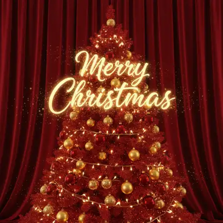 Free Corporate Merry Christmas Wishes Background Download
