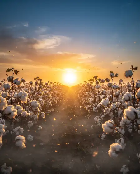 cotton crop field background - Cotton Field Background