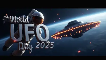 Creative Design Image For Ufo Day - Free World Ufo Day 2025 Download