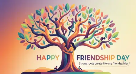 Free Creative Friendship Day 2026 Facebook Cover Design Background Image Download