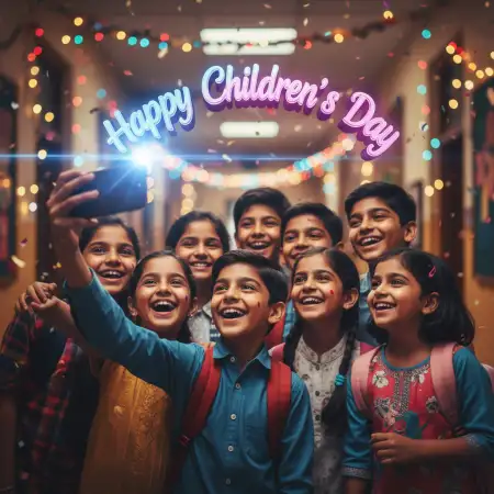 Free Creative Happy Childrens Day Poster Background Download