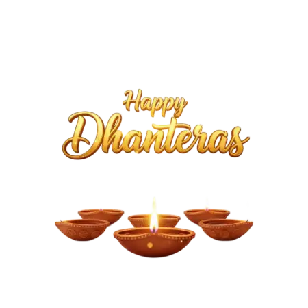 Creative Happy Dhanteras Png For Graphic Designer - Free Png Download