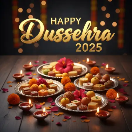 Creative Happy Dussehra 2025 WhatsApp Text Messages - Free Happy Dussehra 2025 Download