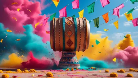 Creative Holi Background For Banner Design - Free Background Download