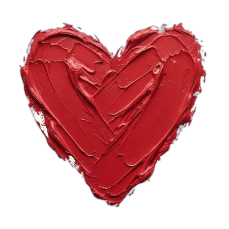 Free Creative Red Heart Png For Branding And Logo Concepts PNG Image Download