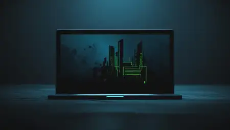 Creative Workspace Laptop Wallpaper - Free Wall Download