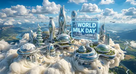 Creative World Milk Day Poster - Free World Milk Day Poster Download