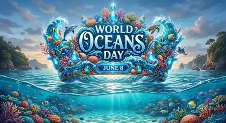 Creative World Oceans Day Social Media Post - Free World Oceans Day Social Media Post Download