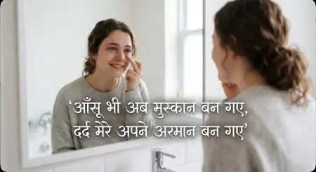 Crying Girl Emotional Breakup Quotes Hindi - Free Emotional Girl Quotes Hindi Download