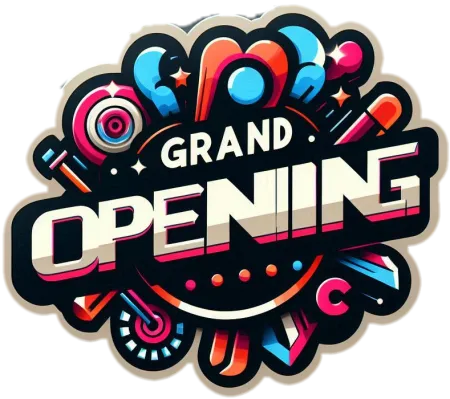 customizable grand opening design elements for social media