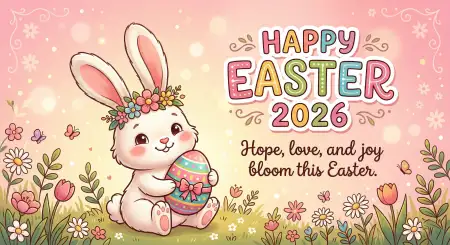 Cute Easter 2026 Messages For Family - Free Happy Easter 2026 Download