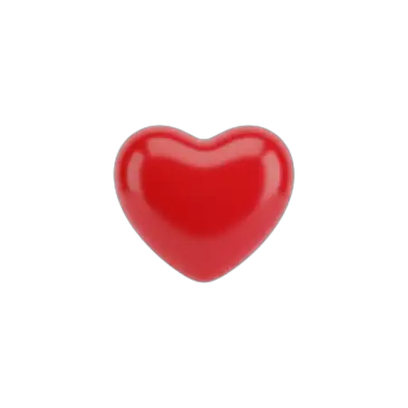 Free Cute Red Heart Png Transparent PNG Image Download