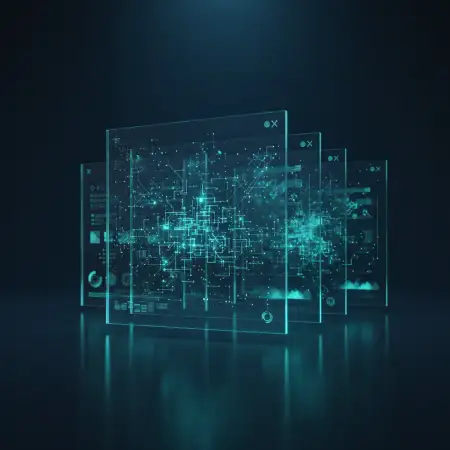 Data Technology Background Visualization 2 - Free Tech Background Download