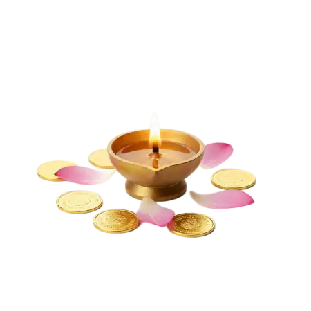 Dhanteras Festival Lamp Png Download - Free Png Download