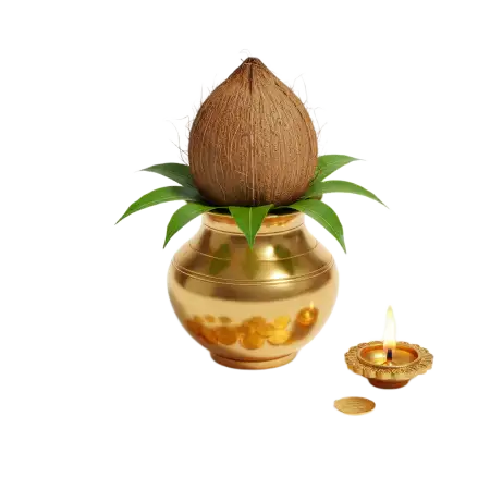Dhanteras Wealth Pot Png Transparent - Free Png Download