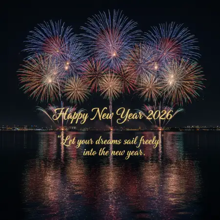 Digital New Year Greeting Card 2026 - Free New Year Greeting Card Download