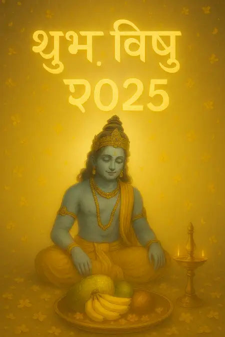 Download Vishu 2025 Festival Wishes Photo In Hindi - Free Photo Download