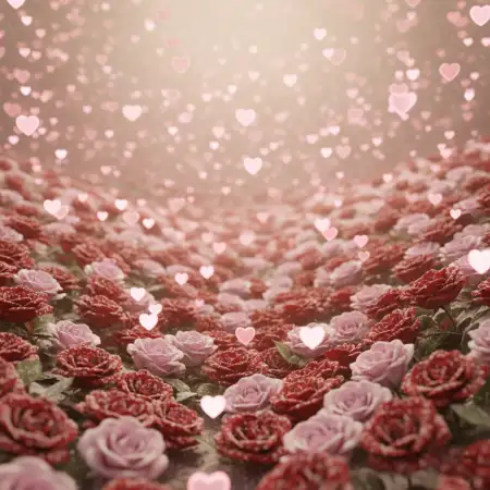 Dreamy Red Pink Valentines Background - Free Happy Valentines Day Background Hd Download