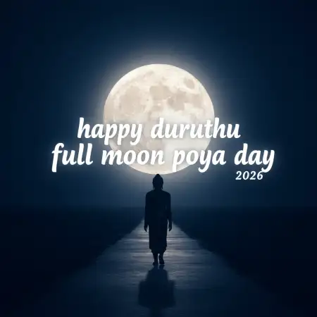 Free Duruthu Poya Day Buddhist Background Image Background Download