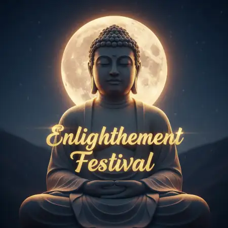 Free Duruthu Poya Day Wisdom Quotes Background Download