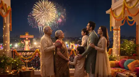 dussehra festival celebration images with fireworks - Dussehra Celebration