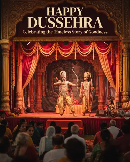 dussehra festival celebration images with ramlila - Dussehra Celebration