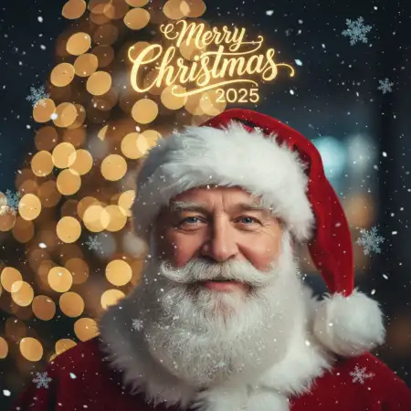 Free Early Merry Christmas Wishes 2025 Background Download