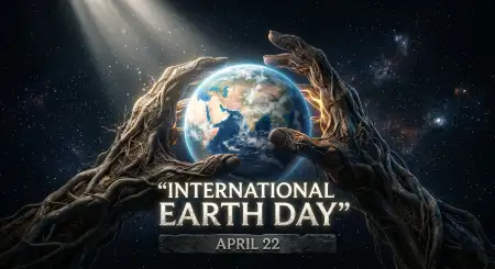 Free Earth Day 2026 3d Globe Design Background Image Download
