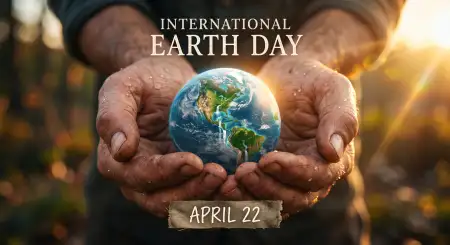 Free Earth Day 2026 Awareness Program Background Image Download