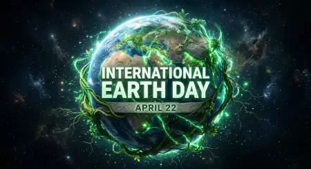 Free Earth Day 2026 Creative Graphics Background Image Download