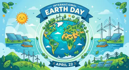 Free Earth Day 2026 Drawing Competition Ideas Background Image Download