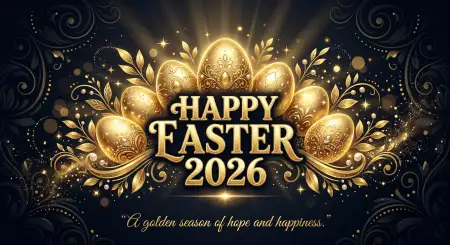 Free Easter 2026 Wishes For Girlfriend Image Download