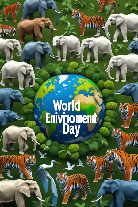 Eco Day Image For Digital Marketing - Free Related World Environment Day Image
