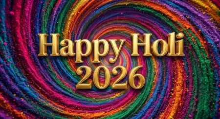 Free Eco Friendly Happy Holi Wishes 2026 Message Background Image Download