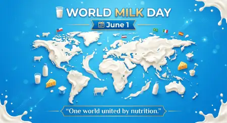 Editable World Milk Day Poster Template - Free World Milk Day Poster Download