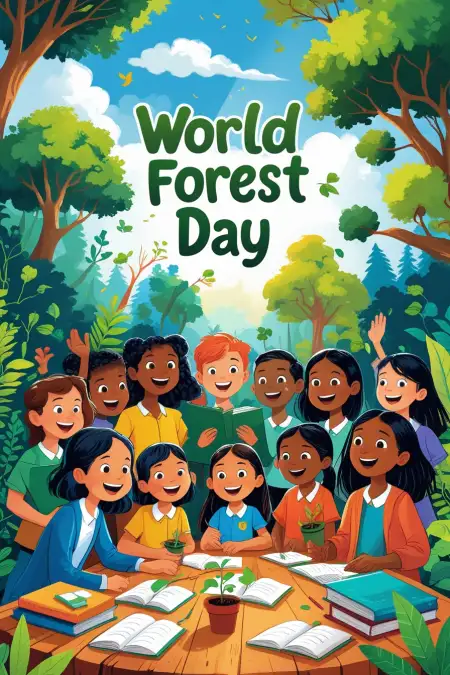 Educational Programs And Workshops On Forest Conservation - Free Related World Forest Day Image