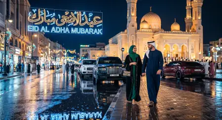Eid Al Adha Greeting Card Latest Design 2026 - Free Eid Al Adha Greeting Card 2026 Download