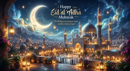 Eid Al Adha Mubarak 2026 Hd Eid Wishes For Social Media - Free Eid Al Adha Mubarak 2026 Download